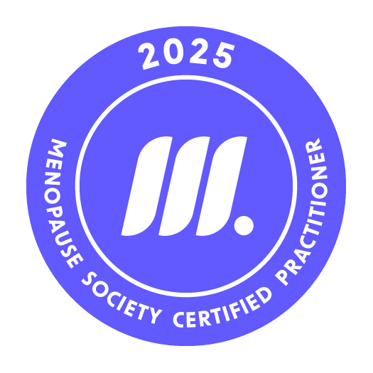 2025 Menopause Society Certified Practicioner badge.